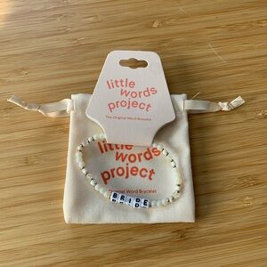 NWT Little Words Project - Bride bracelet